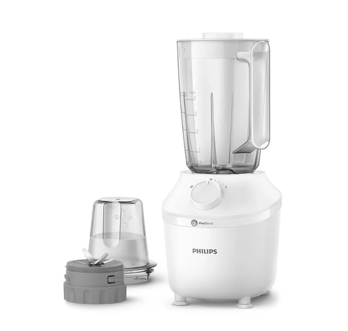 PHILIPS HR2041/10 Smooth blends with no lumps in 45 seconds, Stainless Steel خلاط يومي 450 واط مع طاحونة